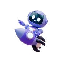 Rocket flying upward to the left representing organic traffic growth through SEO