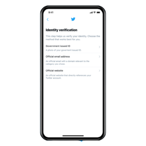 twitter verification