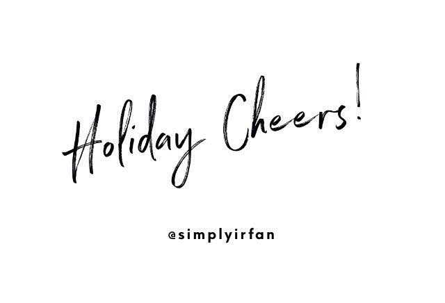 Holiday cheers!