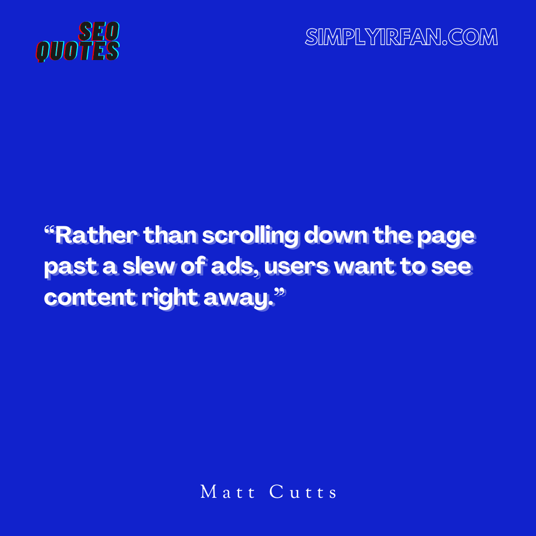 seo quote by Matt Cutts