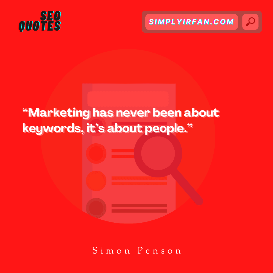 seo quote by Simon Penson