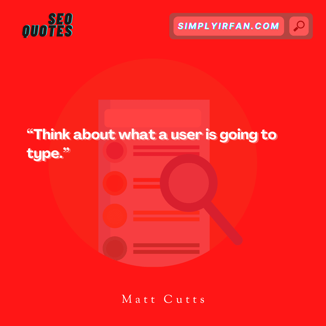 seo quote by Matt Cutts