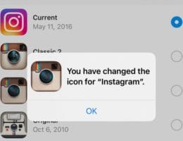 How to change Instagram icon