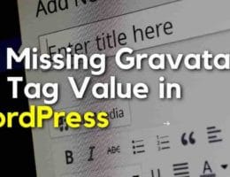 fix missing gravatar alt tag value in WordPress