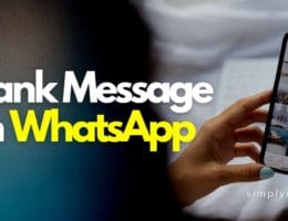 Send A Blank Message On WhatsApp