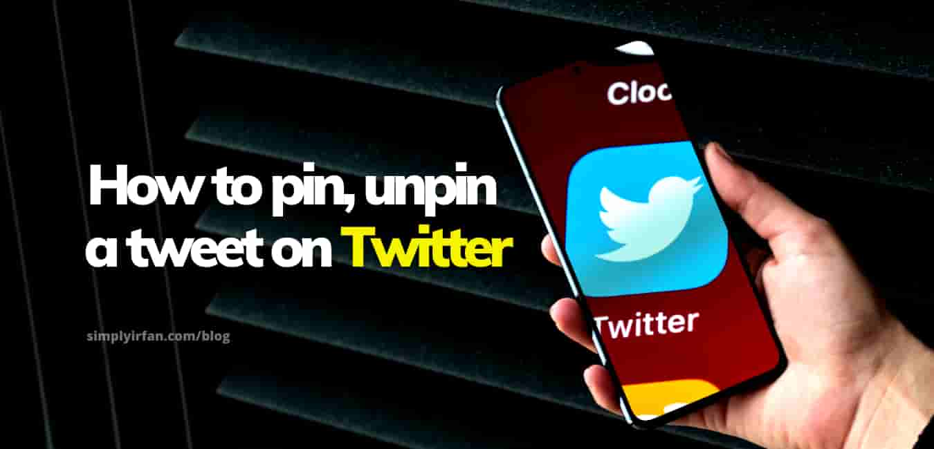 how to pin a tweet on twitter and unpin? Easy guide