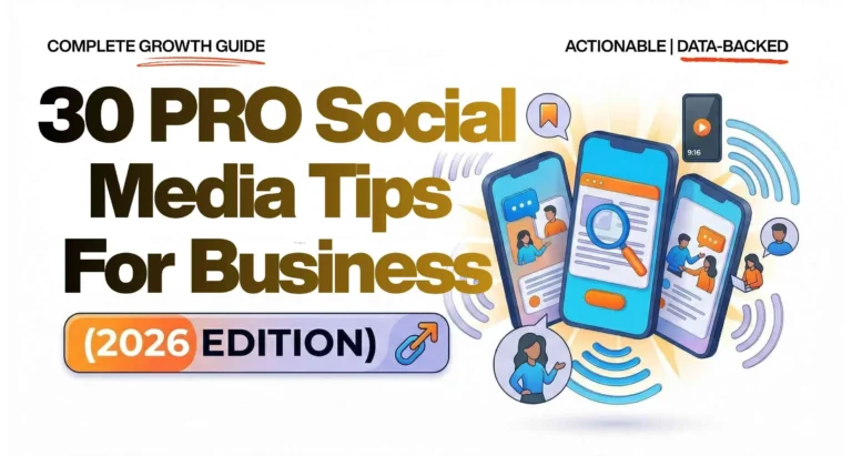 30 Pro Social Media Marketing Tips for Businesses (2026 Guide)