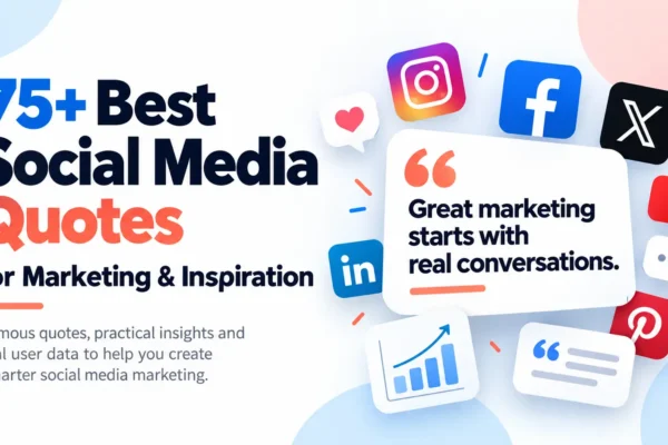 75+ Best Social Media Quotes for Marketing & Inspiration