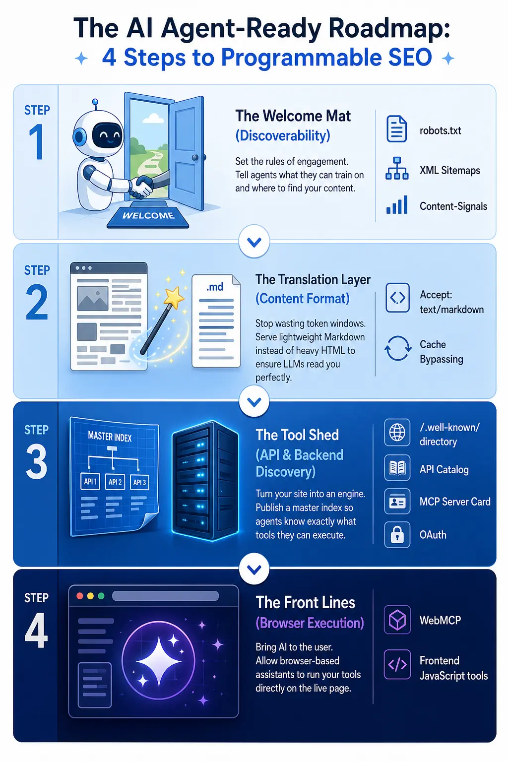 The AI Agent-Ready Roadmap: 4 Steps to Programmable SEO