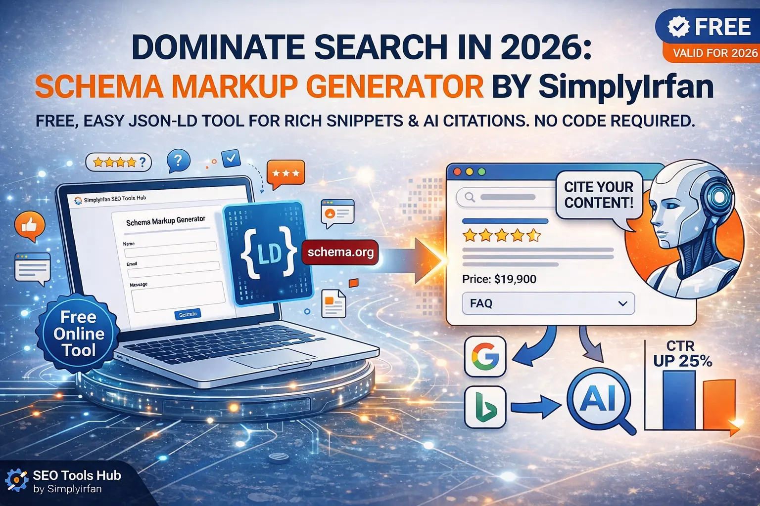 Schema Markup Generator: Free SEO Tool by SimplyIrfan (2026)