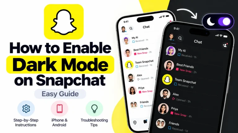How to Enable Dark Mode on Snapchat (Easy Guide) 2 How to Enable Dark Mode on Snapchat (Easy Guide)