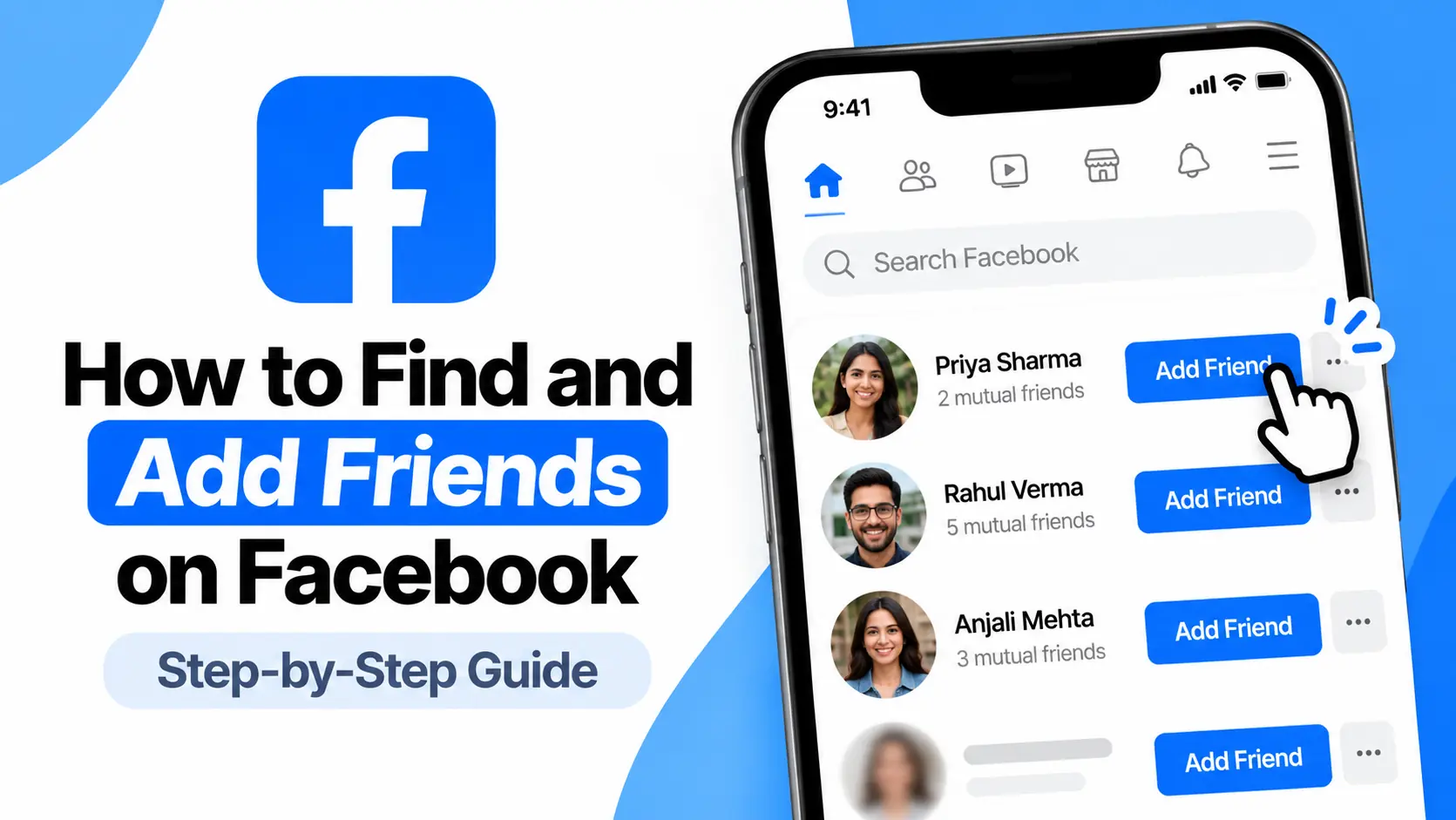 How to Find and Add Friends on Facebook (Step-by-Step Guide) 1 How to Find and Add Friends on Facebook (Step-by-Step Guide)