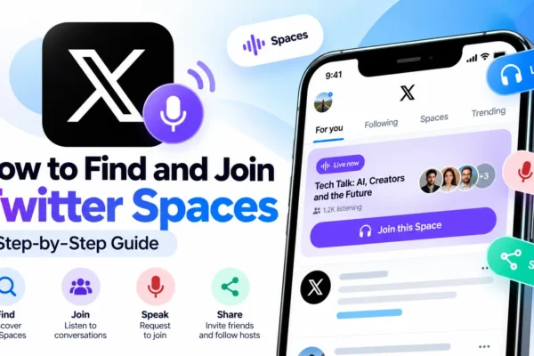 How to Find and Join Twitter Spaces: Step-by-Step Guide