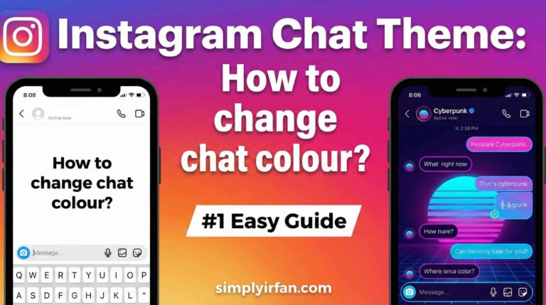 Instagram Chat Theme - how to change chat colour? #1 Easy Guide