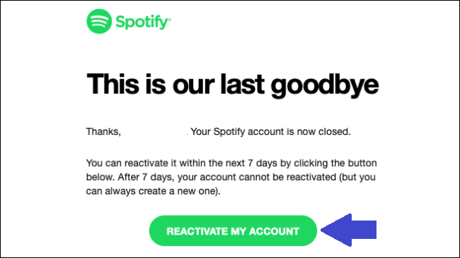 Reactivate my Spotify Account