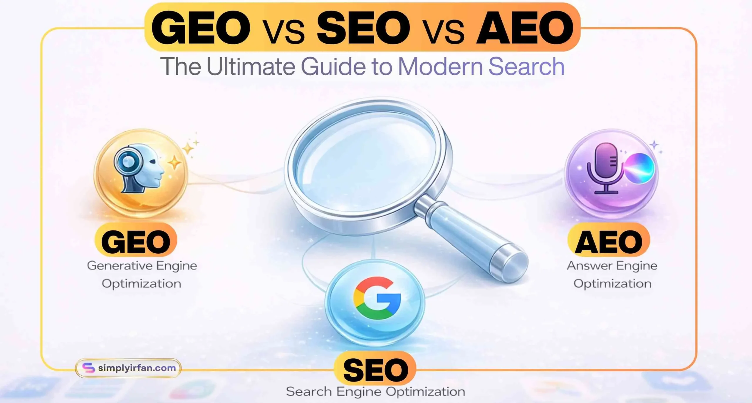 GEO vs SEO vs AEO: The Ultimate Guide to Modern Search