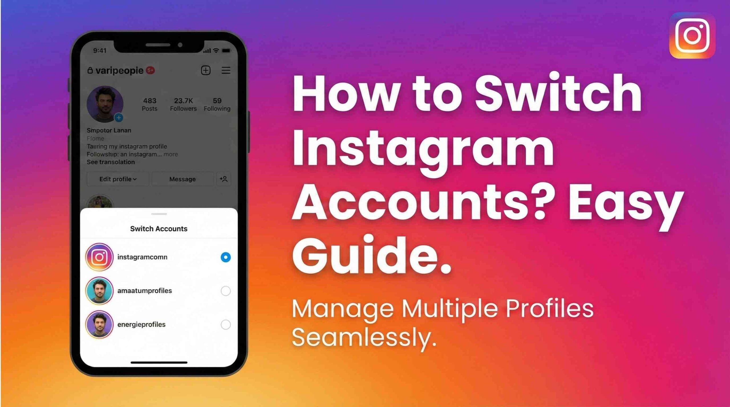 Switch Between Multiple Instagram Accounts? Easy Guide