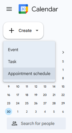 Google Calendar Appointment Slots