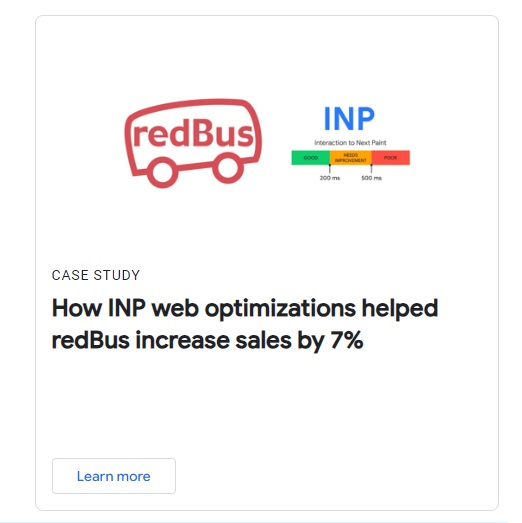 How INP web optimizations helped redBus increase sales by 7%