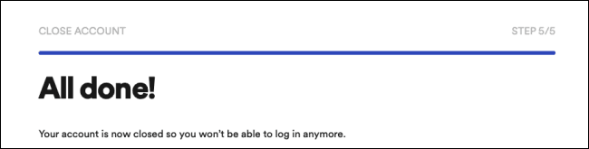 Close Your Spotify Account Step 5