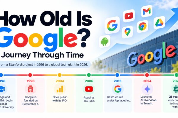 How Old Is Google? Founded in 1998