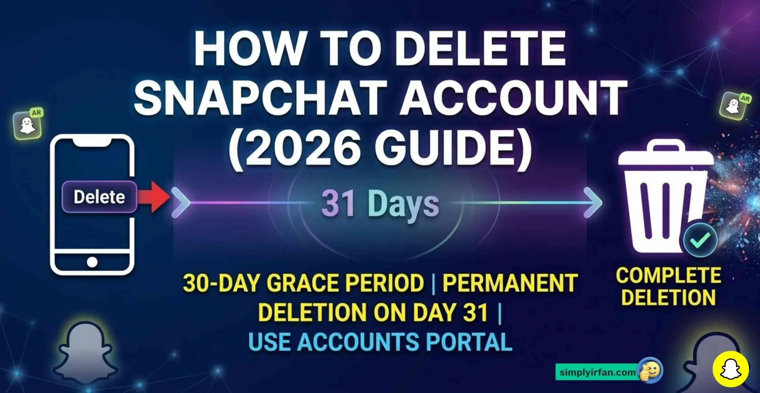 How to Delete Snapchat Account in 2026