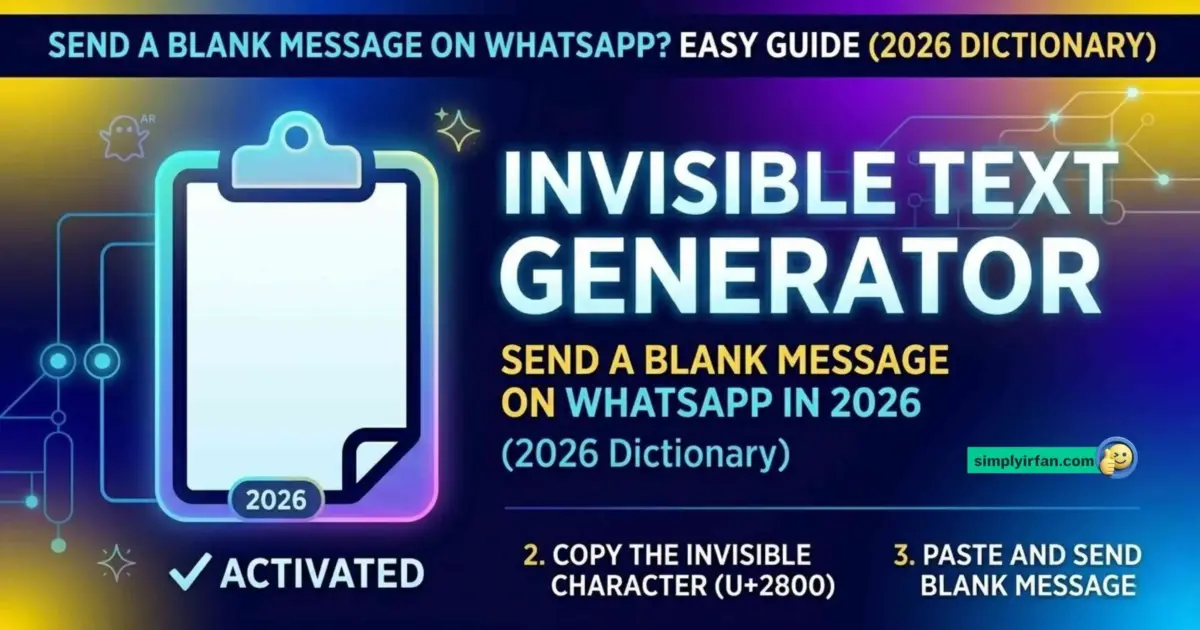 Send a Blank Message on WhatsApp? Easy Guide (2026)