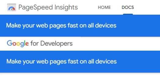 make your web pages fast on all devices