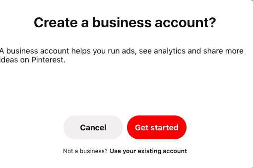 create a free business account on Pinterest (Pinterest verification process)