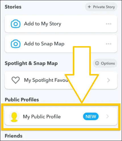 public profile snapchat my public profile