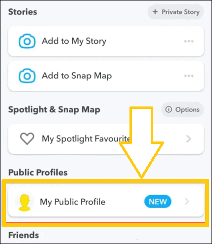 public profile snapchat my public profile