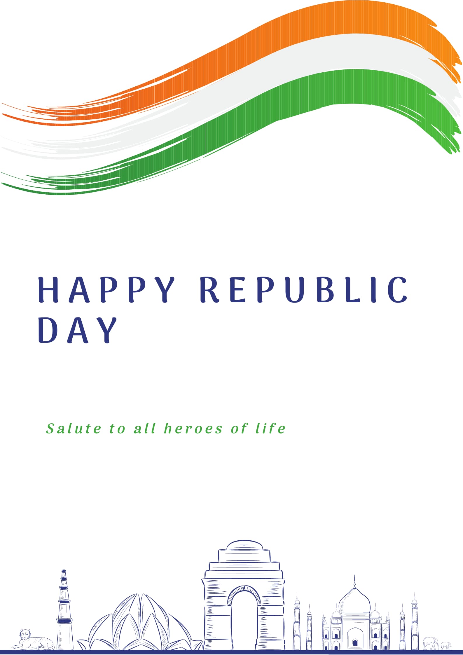 India Republic Day Poster