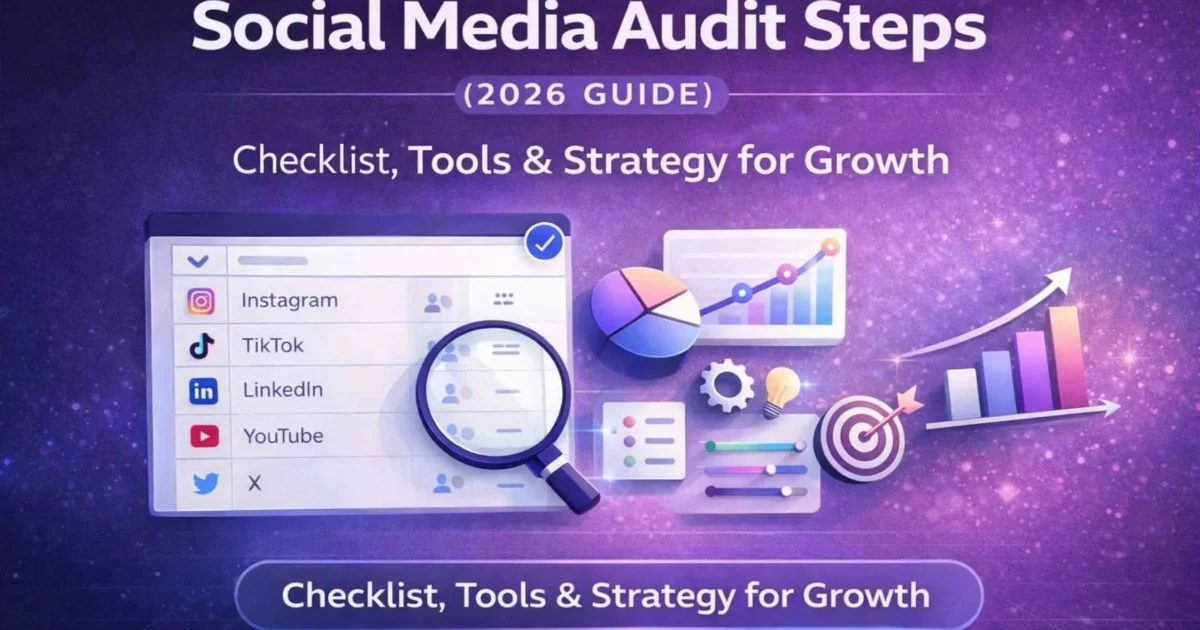 Social Media Audit Steps (2026 Guide): Checklist, Strategy for Growth