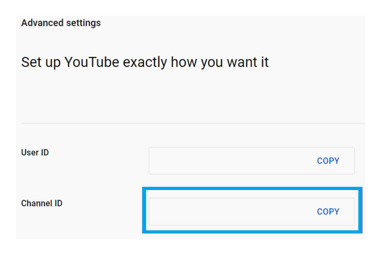 YouTube channel verification process